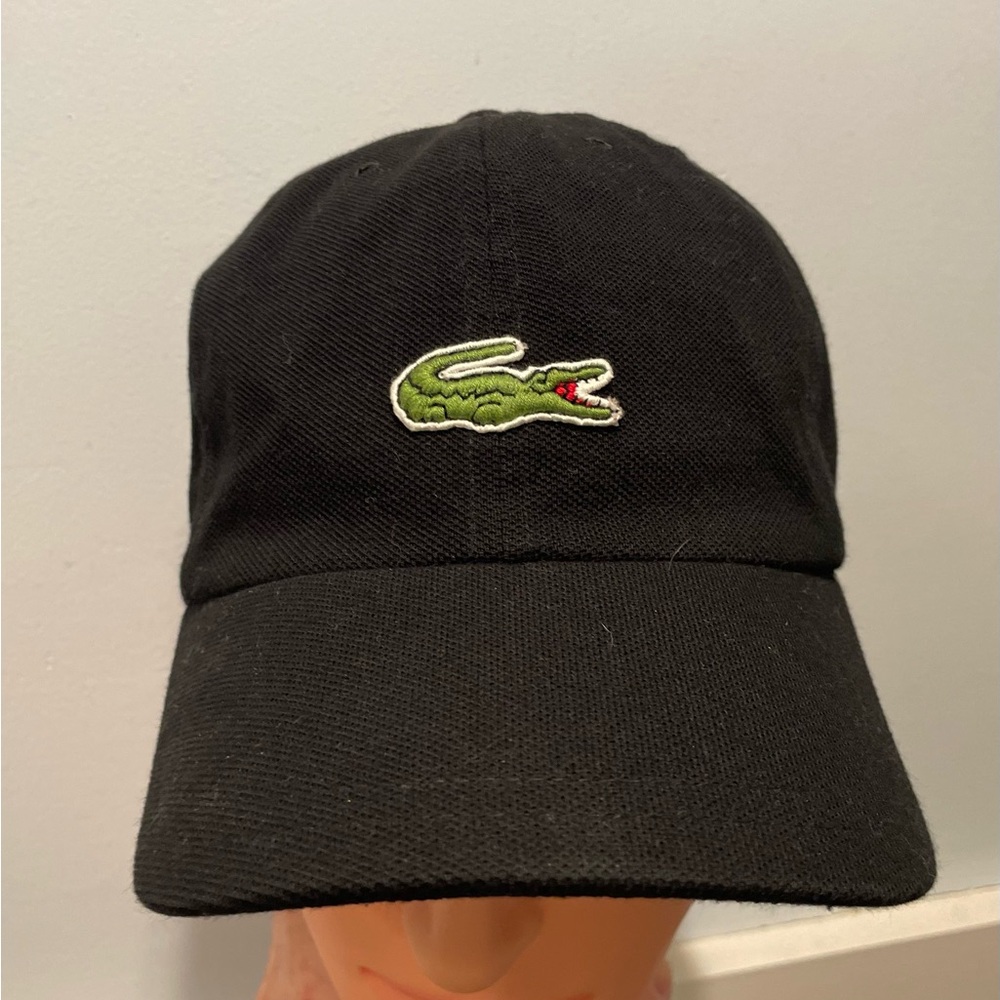 Lacoste Black Baseball Cap